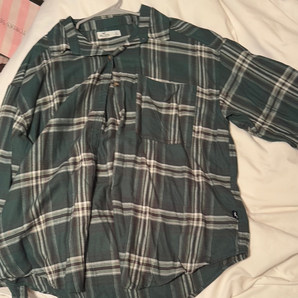 Green Plaid Women’s Shirt